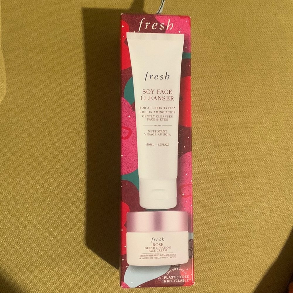 Fresh Soy Face Cleanser and Rose Deep Hydration Face Cream